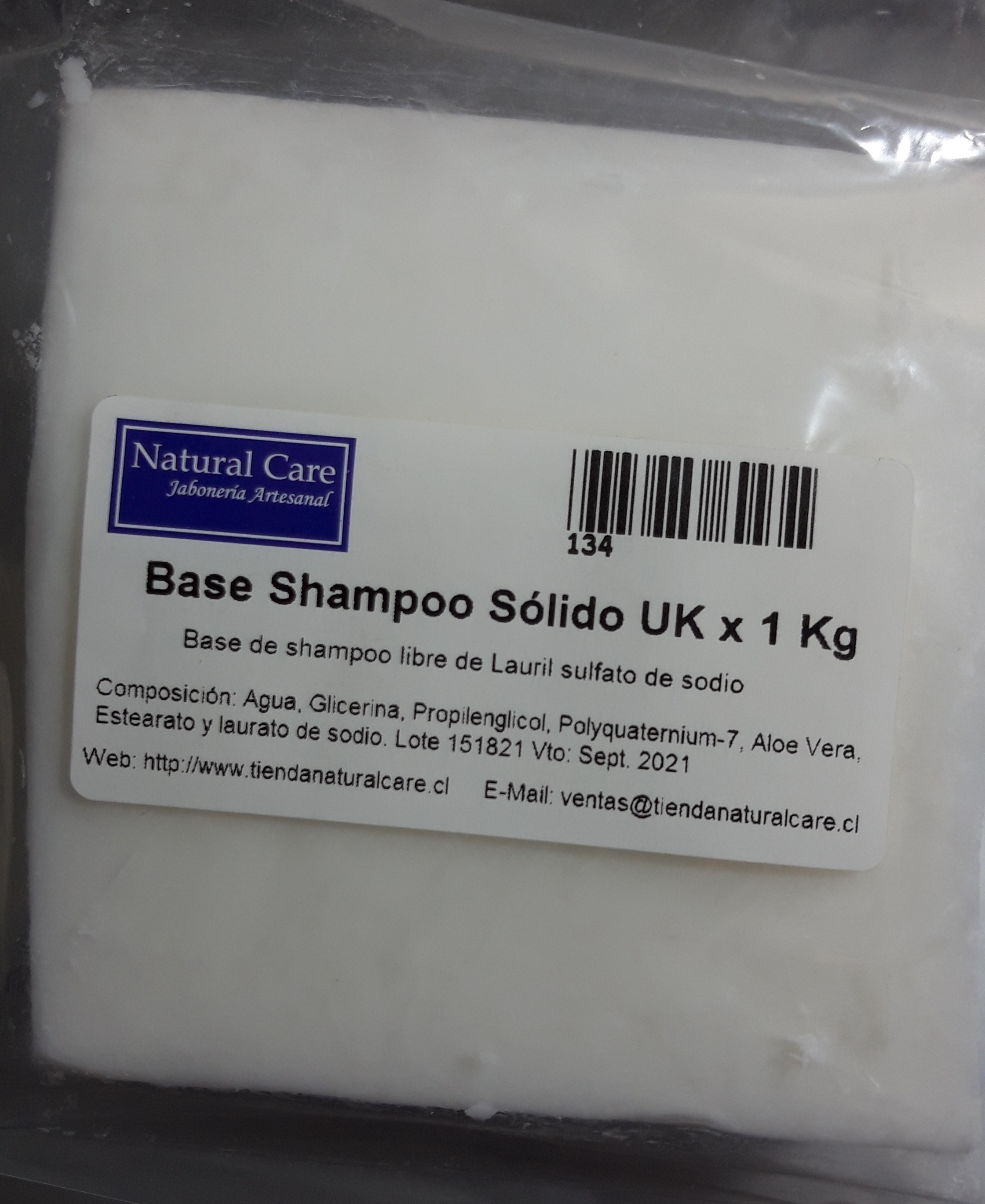 Base Shampoo Sólido UK x 1 Kg